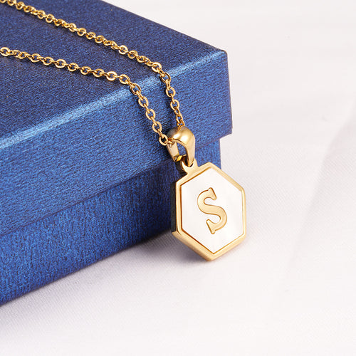 Gold Initial Necklace